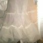 Merry Modes White Formal, Bride, Evng, Dance, Wedding Dress Skirt Slip Used Once