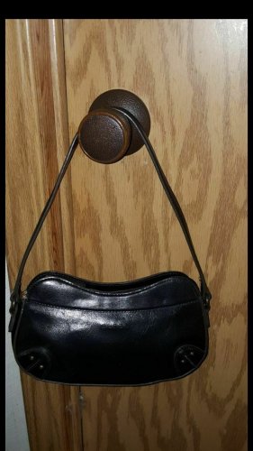 Vintage Small Black Guess Handbag Shoulder Bag Arm Bag Purse