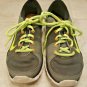 Nike Flex Trainer 3 Womens Athletic Running Shoe Sz 6 Grey Blk Volt Yel Orange