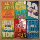 Janet Evanovich A Stephanie Plum Crime Fiction Novels, Lot of 6