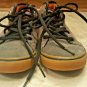 LN Boys Casual Khaki/Grey High Top Ankle Sneakers Every Day Leather Shoes