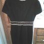 BCBG Maxazria Black with Black Lace Knee-Length Dress, Size 4
