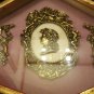 Andrew Kolb & Son 2 piece Gold Framed Art Rococo Greek Mythology Ornate Glass