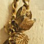 Vintage Floral Tassel Gold Ormolu Filigree Diamond Cut Glass Dauber Perfume Btl