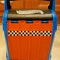 Hot Wheels 20 Car CASE Racer Ramp INTEK DRIVER Used Blue Orange Plastic