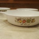 CorningWare Spice of Life Le Persil 6 1/2 6.5" saute menuette pan P-83-B, Lot 4