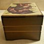 Vintage Hummel Wood Music Box, Hummel-Like Figurine, 1972 Annual Plate, & Plaque