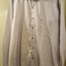 Men Alfani Performance NWT Long-slv Purple-Stripe Dress Shirt, Sz 16-16½, 34-35