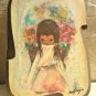 Ted DeGrazia Bell of Hope, Flower Girl Wood Wall Plaques Wall Decor, Lot 4
