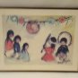 Ted DeGrazia Bell of Hope, Flower Girl Wood Wall Plaques Wall Decor, Lot 4