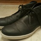 Mens Ben Sherman SZ 11 Blk Faux Leather/Canvas High Top Casual Sneakers Lace Up