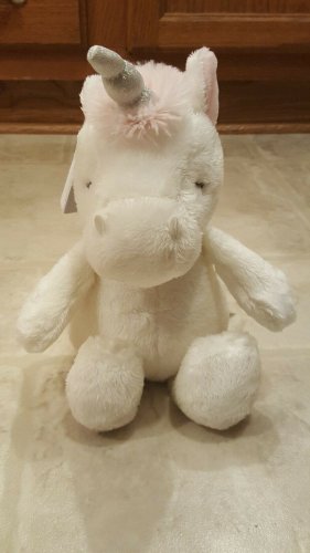 NWT Carter's Child of Mine Musical Unicorn Baby Small Soft Plush Stuffed Toy