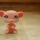 Littlest Pet Shop #633 ~ Pink w/Pink Little Mouse w/Purple Eyes - Cross Pupils