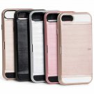 Metallic Rose Slider Storage Case for IPhone for 8, 7, 6/6S Rose Gold, & Pop Soc