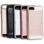 Metallic Rose Slider Storage Case for IPhone for 8, 7, 6/6S Rose Gold, & Pop Soc