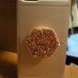 Metallic Rose Slider Storage Case for IPhone for 8, 7, 6/6S Rose Gold, & Pop Soc