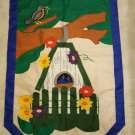 Outdoor Garden Nature Birdhouse Flag Garden Yard Decor