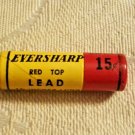 Vintage EVERSHARP Red Top LEAD 15¢ MEDIUM BLACK Standard 1-3/8" PENCIL Lead