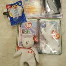 McDonald TY Beanie Babies, Maple Bear, The End Bear, Lucky Ladybug, Chilly Bear