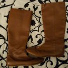 Kate Spade Camel Colored Leather Knee-High Flat Boots
