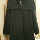 Women's Alfani Green Teal Wool Blend Winter Pea Coat Jacket, Size XL