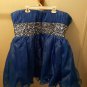 NWOT Royal Blue Gems Sleeveless Party Formal Prom Homecoming Dress, Size 2XL