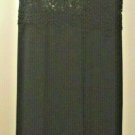 Dave & Johnny Black Formal Evening Gown Sleeveless Dress w/lace appliq, Sz 11-12