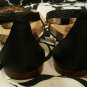 Women's Ivanka Trump Black Flat Sandals, Size 8