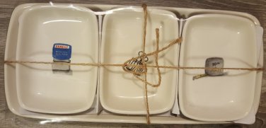 Rae Dunn Pottery by Magenta Stamp Clip Tape Desk Office Organizer Trays Dish