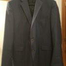 Men's Stafford Navy Blue 2-Button Suit Jacket, Size 48L