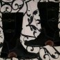 Women's Black & Brown Sofft Suede Buckle Accent Calf-High Boots
