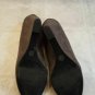 Women's Merona Grey Faux Suede Wedge Heels Shoes