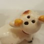 Vintage Rust And White Cows Salt And Pepper Shakers, Asian-Look