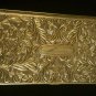 Godinger Keepsake Jewelry Box Rectangle Heavy Silver Plate Ornate Des'n 9x3.5x2