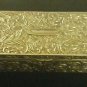 Godinger Keepsake Jewelry Box Rectangle Heavy Silver Plate Ornate Des'n 9x3.5x2
