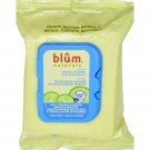 Blum Naturals Daily Cleansing and Makeup Remover Towelettes for Normal Skin - 30 Towelettes - Case o