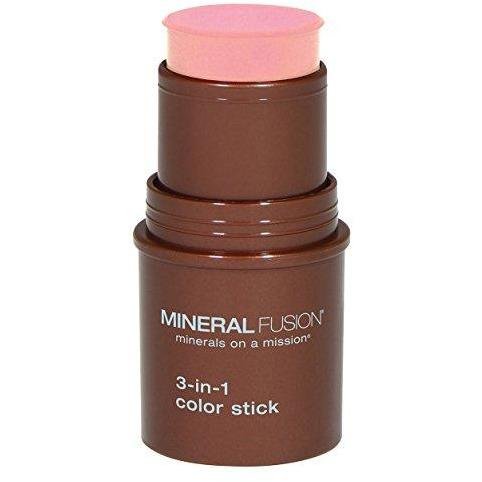 MINERAL FUSION, MKUP,3IN1 CLR STICK,ROSET .18 OZ