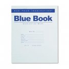 Exam Blue Book, Wide Rule, 8-1/2 x 7, White, 8 Sheets/16 Pages