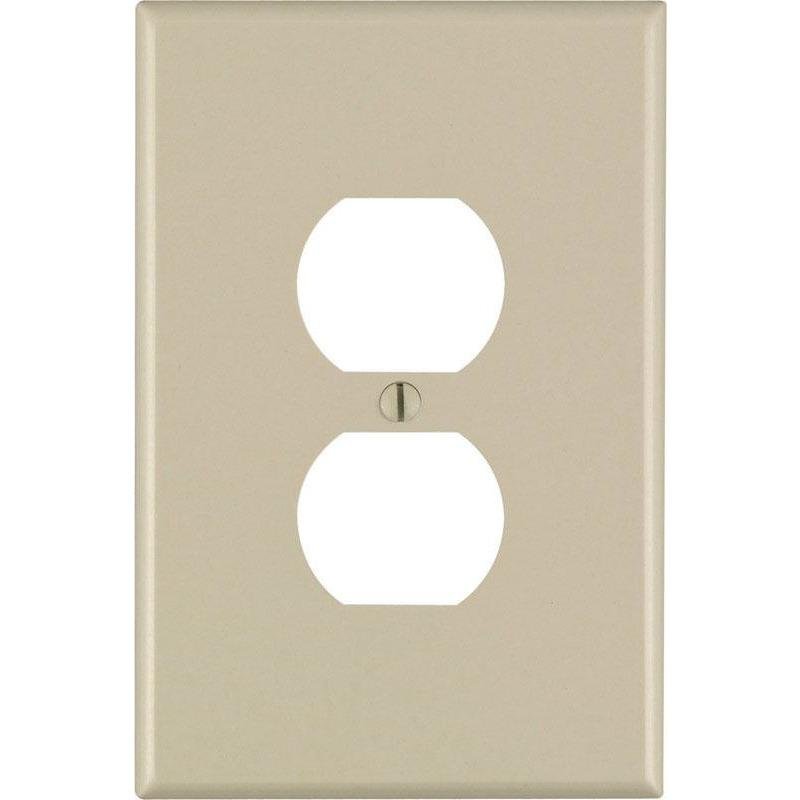 LEVITON MANUFACTURING COMPANY IVORY JUMBO WALL PLATES 1