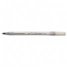 Round Stic Ballpoint Stick Pen, Black Ink, Fine, Dozen