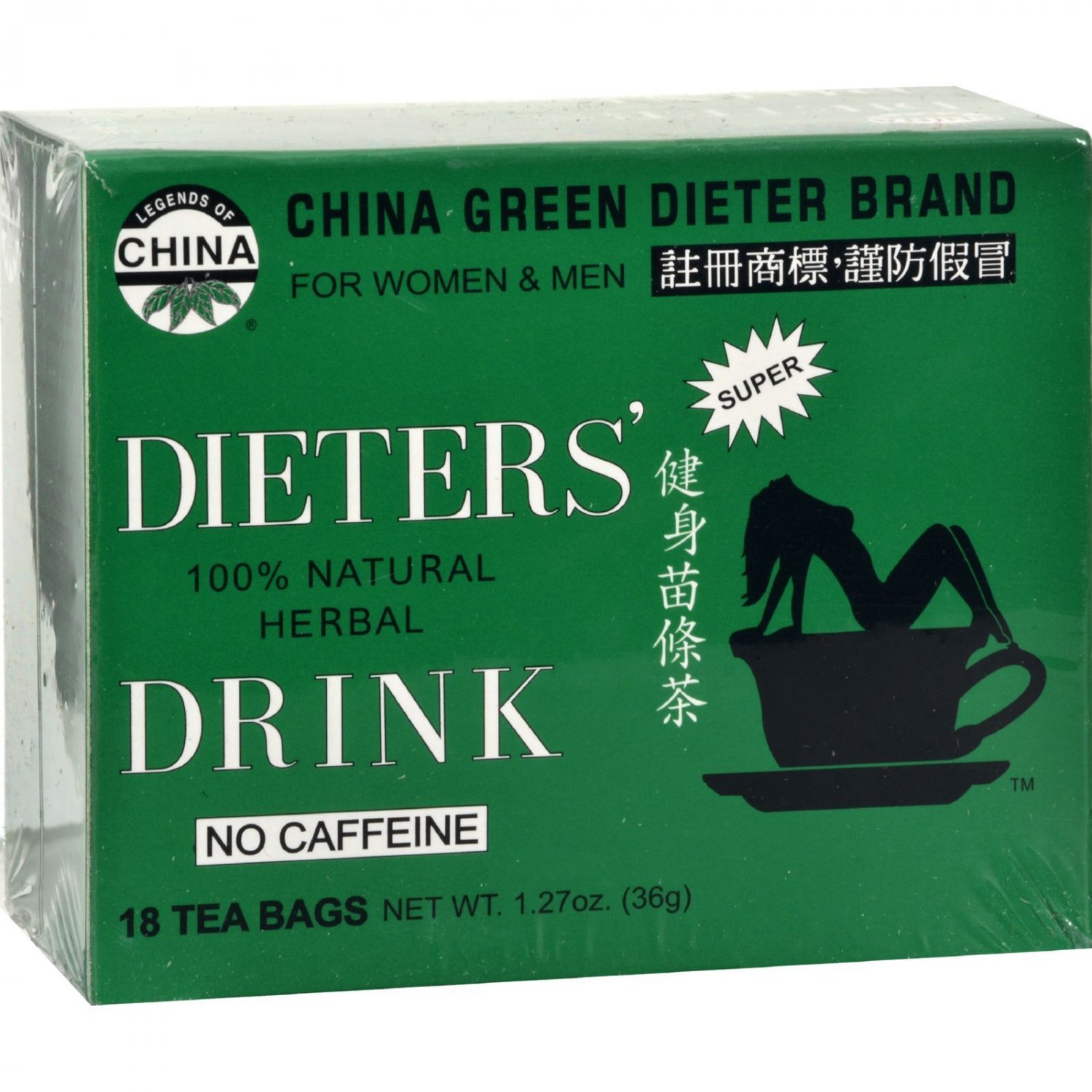 Uncle Lee'S China Green Dieters Tea Dieter'S Drink - 18 Tea Bags