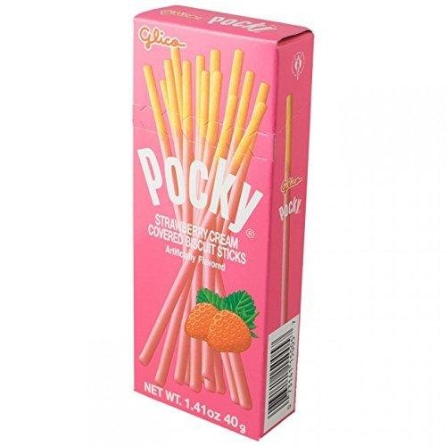 Glico Snack Pocky Strawbry 1.41 Oz Pack of 20