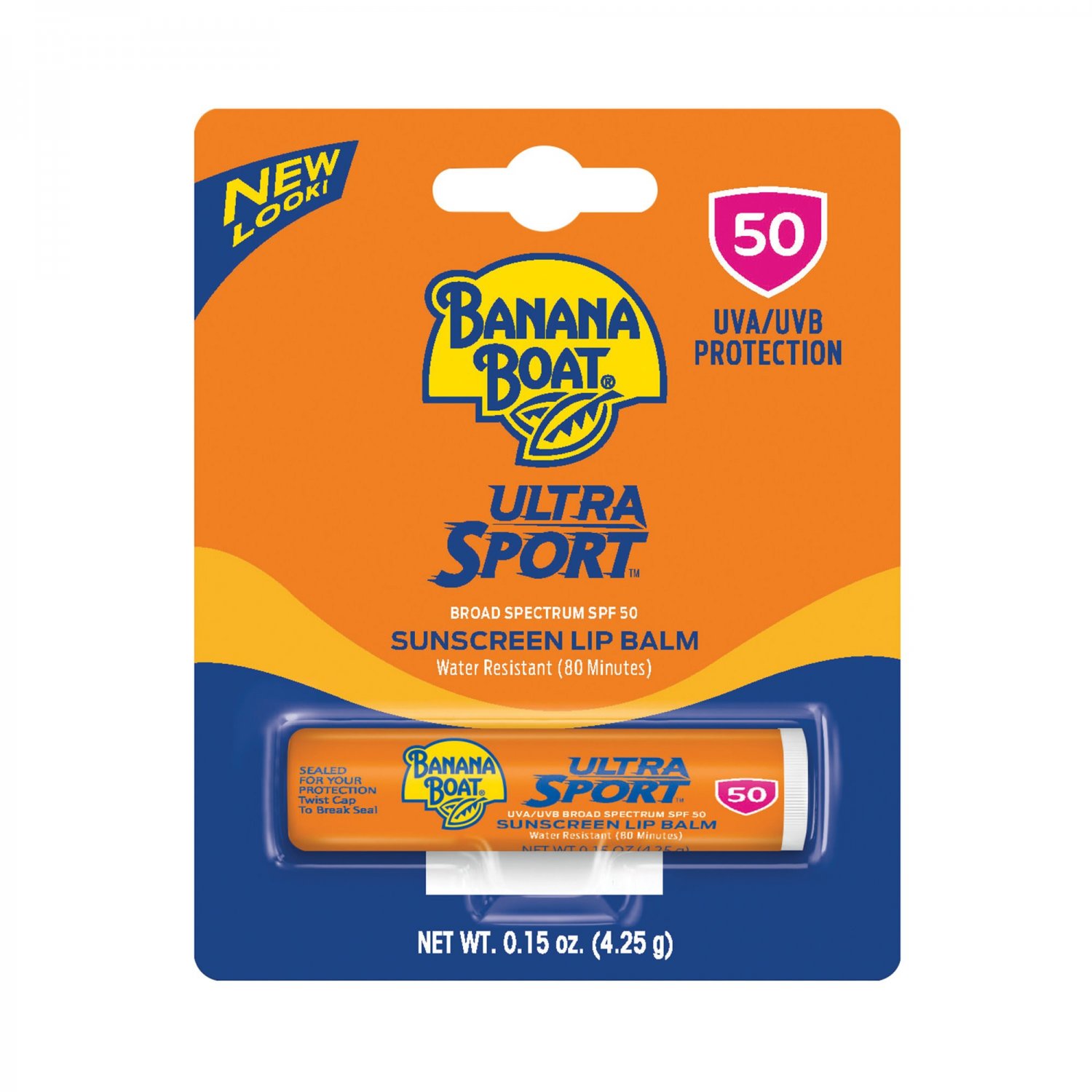 Banana Boat Spf#50 Sport Lip Balm 0.15oz