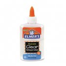 Elmer's Liquid School Glue, Clear, Washable, 5 Ounces