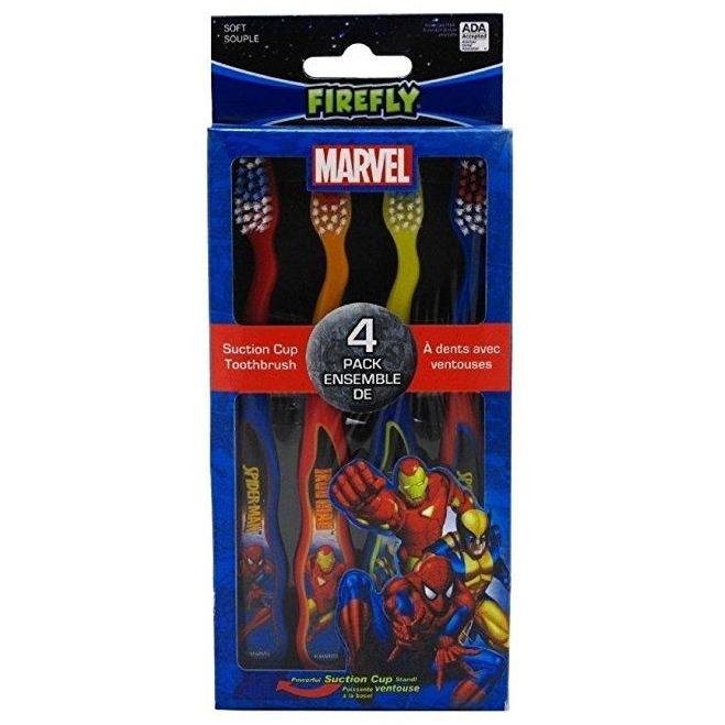 Dr. Fresh Marvel Heroes Toothbrushes Characters May Vary 4 ea Pack of 2