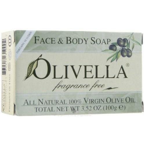 Olivella Fragrance Free Face And Body Bar - 3.52 oz