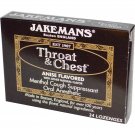 Jakemans Throat And Chest Lozenges Anise Flavored 24 Lozenges 2 Pack