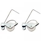 Prime-Line  1 in. Dia. x 1/4 in. L Plastic  Tension Roller Assembly  2 pk