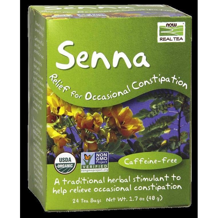 NOW Foods Senna Tea, Organic - 24 Tea Bags