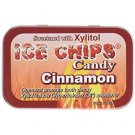 Ice Chips Candy Cinnamon Candy - Xylitol - Case of 6 - 1.76 oz.